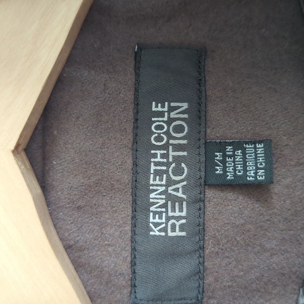 Kenneth Cole Reaction blend Wool Peacoat M - Picture 3 of 7